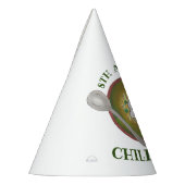 年次チリコックオフ調理師オフボウルのグリーンチリ パーティーハット (左)