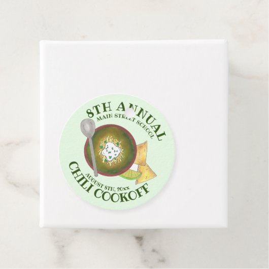 年次チリコックオフ調理師オフボウルのグリーンチリ フェイバータグ (インサイチュ)