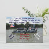 年次パーティーオンザレイク招待状 招待状 (スタンド正面)