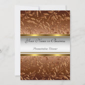 年次ビジネスプレゼンテーション懇親会招待状 招待状 (正面)