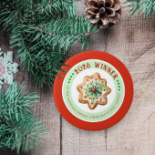 年次ホリデークッキーコンテスト優勝者の賞品ボタン 缶バッジ