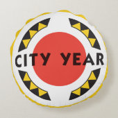 年次ロゴ枕 ラウンドクッション (裏面)