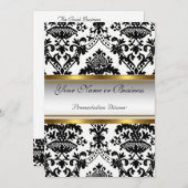 年次事業発表夕食会招待状 招待状 (正面/裏面)