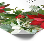 年次企業の社員のクリスマスパーティーへようこそ ポスター (角)