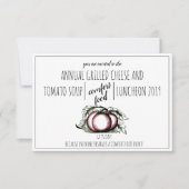 年次企業ランチョン招待状 招待状 (正面)