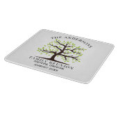 年次家族再会系譜ツリーカスタム カッティングボード (角)