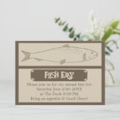 年次魚揚げ物の招待状 招待状 (スタンド正面)