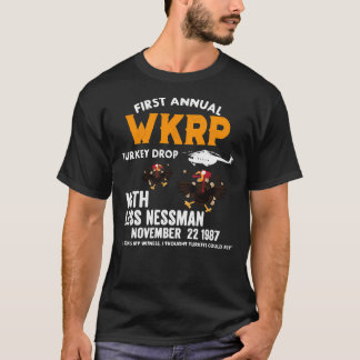 年次WKRPトルコ落下    Tシャツ