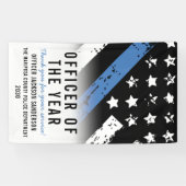 年法執行の警察官 横断幕 (横)