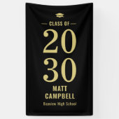 年無地の編集可能カラー卒業バナー 横断幕 (縦)