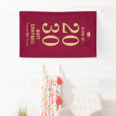 年無地の編集可能カラー卒業バナー 横断幕 (インサイチュ)