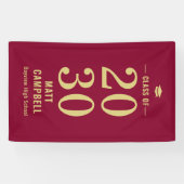 年無地の編集可能カラー卒業バナー 横断幕 (横)