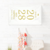 年無地の編集可能カラー卒業バナー 横断幕 (インサイチュ)