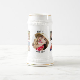 年生まれ写真MUG 50位60位70位80位30位40位 ビールジョッキ