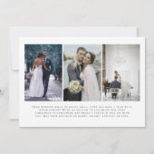 年結婚したの明け | エレガントな結婚式 シーズンカード (裏面)