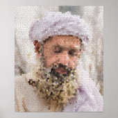 年老いたアフガン人のポートレート ポスター (正面)