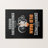 年老いたエンジニアリング ジグソーパズル (横)