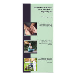 年老いたホーム気にサービスのラックカード ラックカード