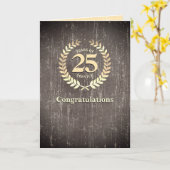 年老いたローレカスタムルの従業員の記念日 カード (黄色い花)