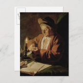 年老いた作家 ポストカード (正面/裏面)