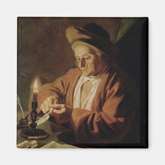 年老いた作家 マグネット (正面)