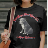 年老いた犬は年上の犬を受け入れるには愛情が必要だ Tシャツ