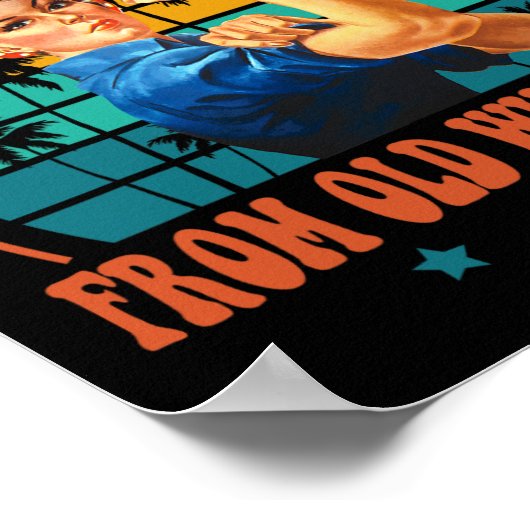 年老いた白人男性から十分に聞いた – フェミニストの力 ポスター (角)