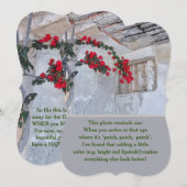 年老いた/赤い花/古い建物 (正面/裏面)