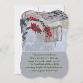 年老いた/赤い花/古い建物 (正面)