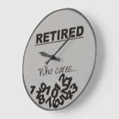 年落ちた数の除気に業 ラージ壁時計 (傾斜)