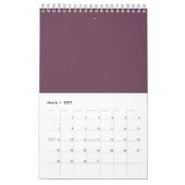 年計カスタム画用の壁カレンダー カレンダー (3月 2027)
