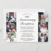 年記念の披露宴　７　フォトウェディング 招待状 (正面)