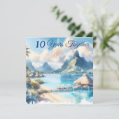 年記念ボラボラポリネシアフランスのトラベル カード (スタンド正面)