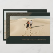 年賀エッチングフレーム横型フォトカード シーズンカード (正面/裏面)