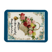 年賀フローラ可撓磁石 マグネット (横)