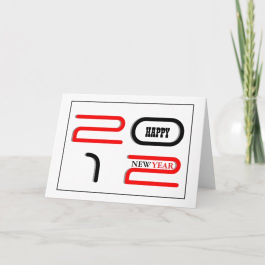 年賀モダン状 シーズンカード (正面)