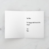 年賀状を少し生きる カード (内部)