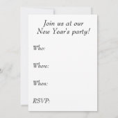年賀状を祝って下さい 招待状 (裏面)