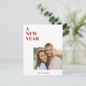 年賀状シンプルエレガント写真 シーズンカード (スタンド正面)