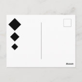 年賀状ラベンダー畑 ポストカード (裏面)