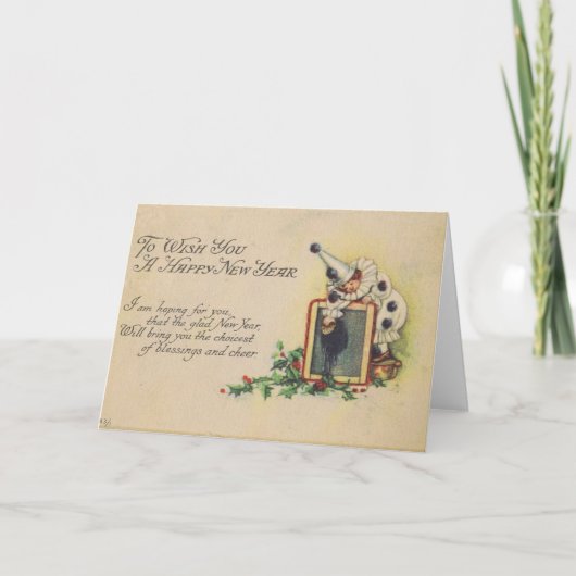 年賀状1916年ヴィンテージ シーズンカード (正面)