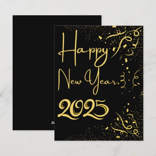 年賀状2025 シーズンカード (正面/裏面)