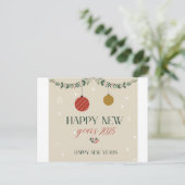 年賀状2025 シーズンポストカード (スタンド正面)