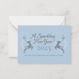 年賀状2025 ノートカード