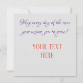 年賀状 カード (裏面)