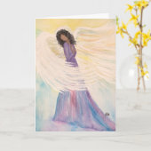 年賀状 カード (黄色い花)