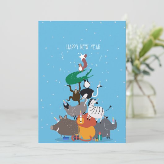 年賀状 サンキューカード (スタンド正面)