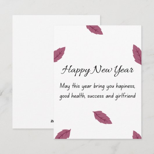 年賀状 シーズンカード (正面/裏面)