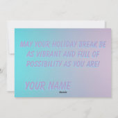 年賀状 シーズンカード (裏面)