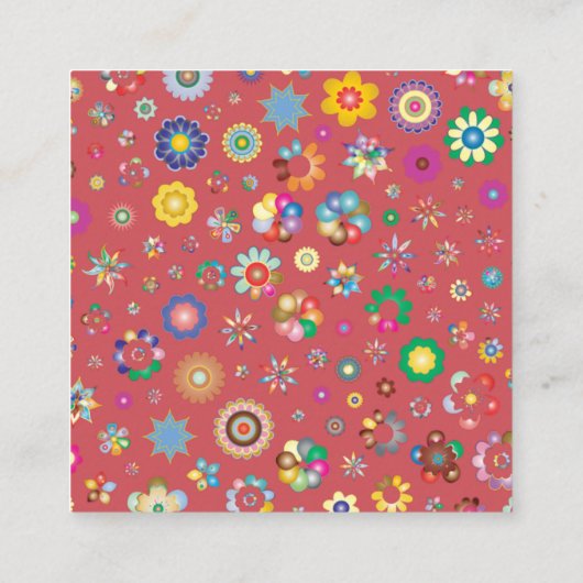 年賀状 スクエア名刺 (裏面)